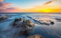 Sonnenuntergang Seashore Gemälde von Fotos zu Kunst